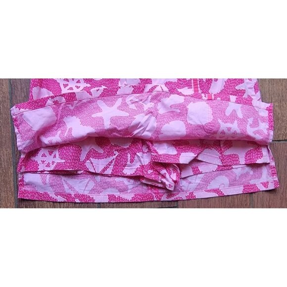 Lilly Pulitzer Skirt Skort White Label Pink Bow Nautical Size 4 Vintage Mini - Picture 7 of 8
